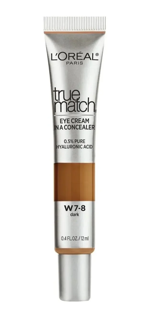 3- L'Oréal Paris True Match Eye Cream NEW Concealer dark shade N 7-8 dark fonce